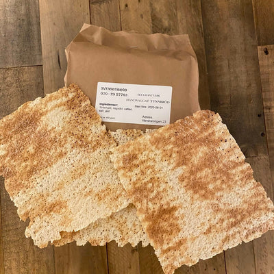 Mjölkfritt handnaggat tunnbröd