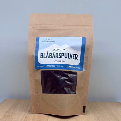 Blåbärspulver, ekologiskt