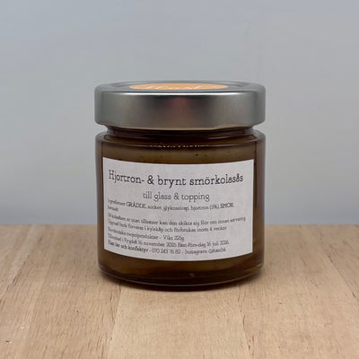 Kolasås Hjortron & Brynt smörkola