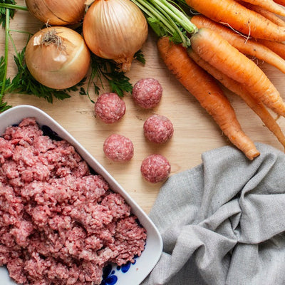 Lilla köttfärslådan av högrev ANGUS, ca 3 kg (fryst)