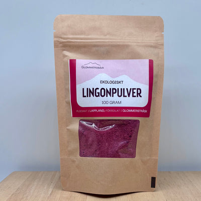 Lingonpulver, ekologiskt