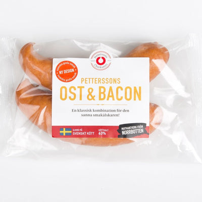 Grillkorv Ost & Bacon 2p 230g